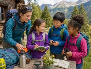 Camps d'été en montagne pour jeunes